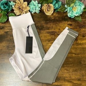 Fula. Small. Purple/with gray going down leg  Wide Waist